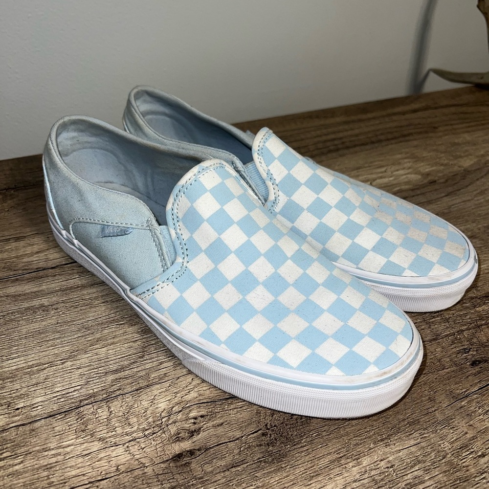 Vans Checkerboard Slip On Shoes